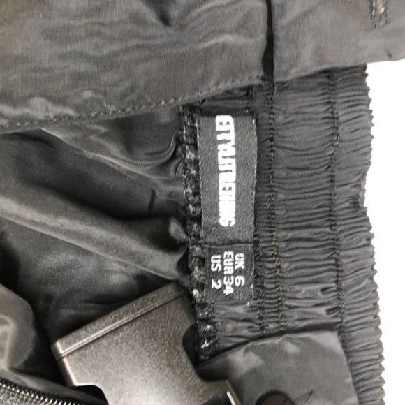 Black Reflective Streetwear Joggers - Picture 5 of 8